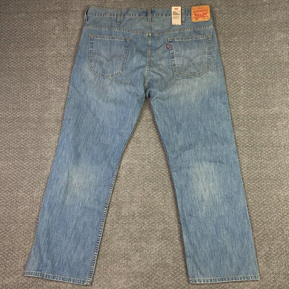 Levi's 569 Loose Straight Jeans Men's 40 x 32 Measures 42 x 31 Blue Cotton - Picture 6 of 16
